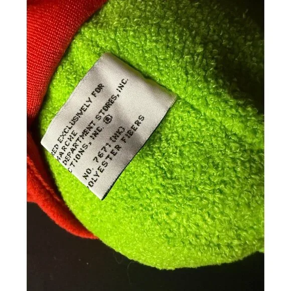 Vintage Jim Hensons Kermit The Frog w/ Christmas Hat & Vest 25" - Picture 5 of 7